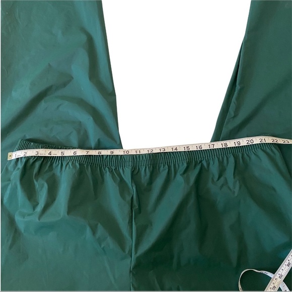 L.L. Bean Green 100% PVC Outer Nylon Inner Rain Snow Pants Men’s Size XXL - Picture 6 of 9